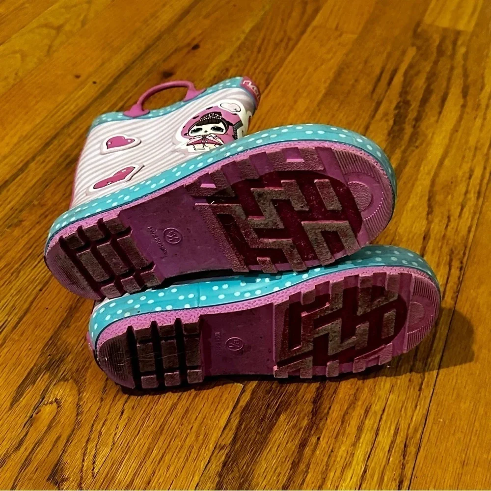 L.O.L. Surprise! Girls Rainboots, Fancy and Fresh, 100% Rubber, Waterproof
